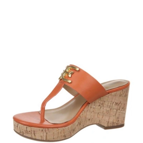 Gorgeous Genuine Leather SAM EDELMAN Yardlie Wedge Sandal - Picture 4 of 7